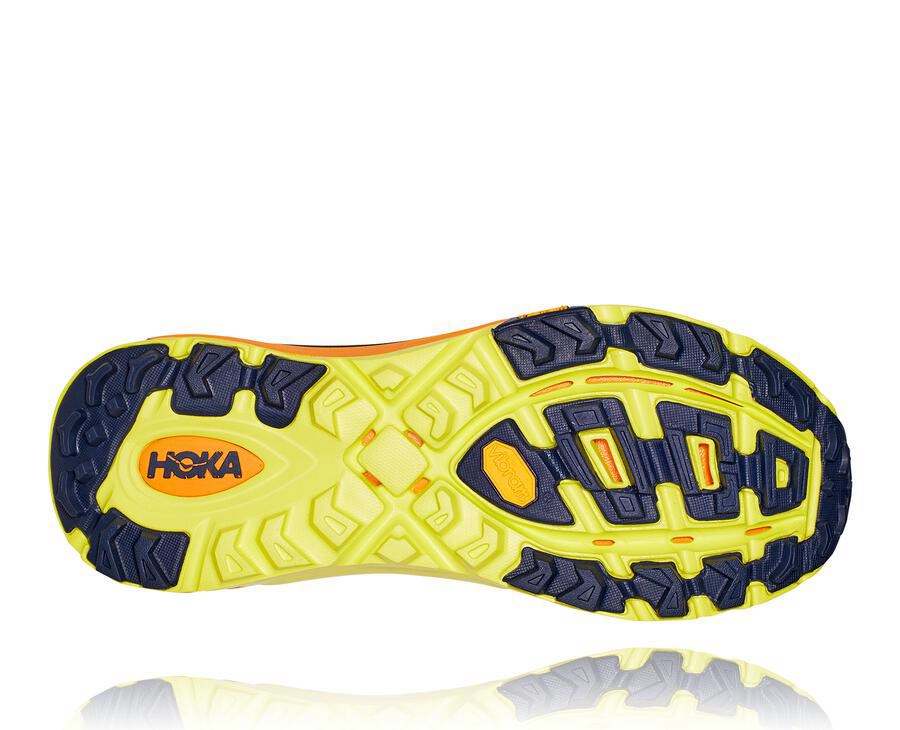 Hoka One One トレイルシューズ メンズ ライトゴールド/ピンク - Mafate Speed 2 - UC4965370